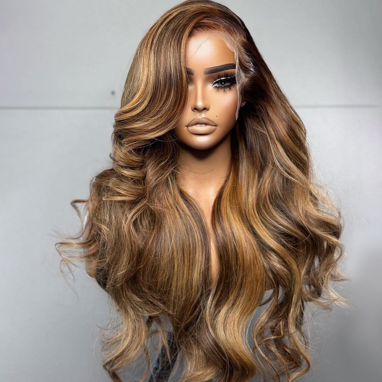 Honey Blonde Piano Color Top Swiss HD Lace|Straight |Loose Body Wave|Deep Wave