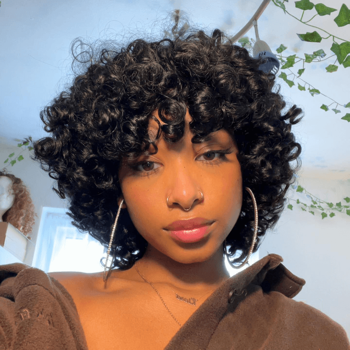 Wavy Short Bob Wig Human Hair|Labhairs