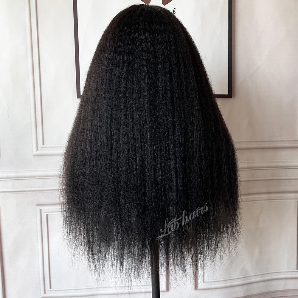 Undetectable Invisible Lace Wig Full Frontal Top Swiss HD Lace Wig | Kinkly Straight