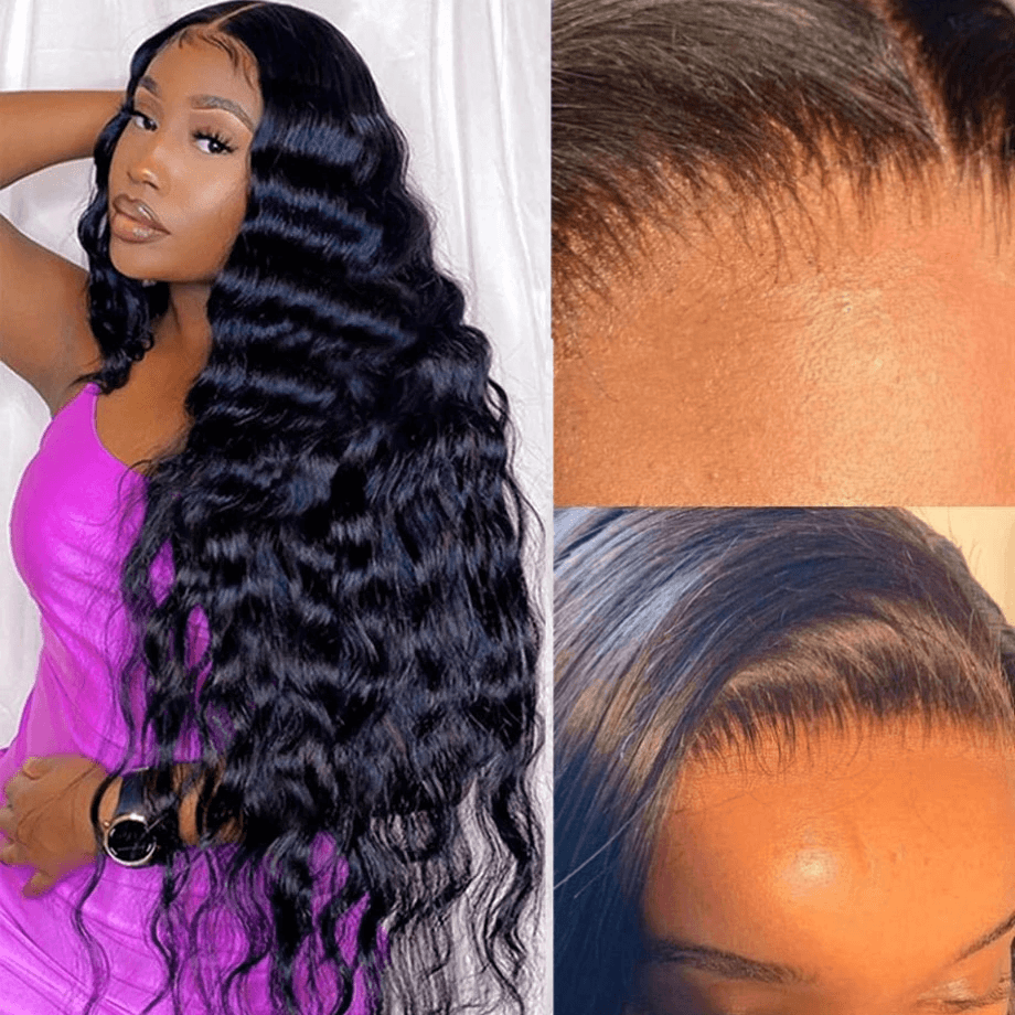 5x5 Top 100% Glueless Swiss HD Lace Wig With Clean Hairline | Deep Wave