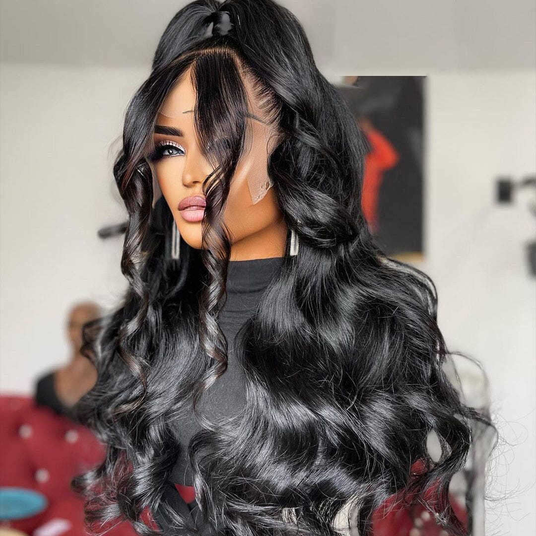 250% Density Clean Bleached Knots 13x6 HD Lace Frontal Wig | Body Wave