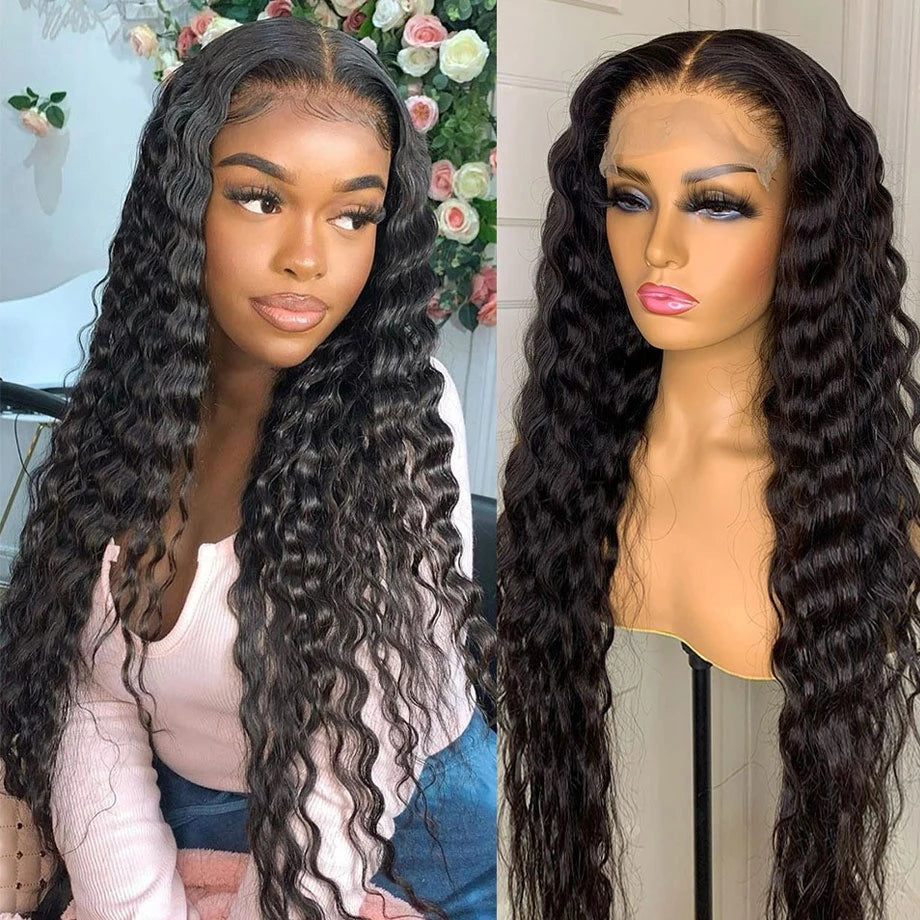 5x5 Top 100% Glueless Swiss HD Lace Wig With Clean Hairline | Deep Wave