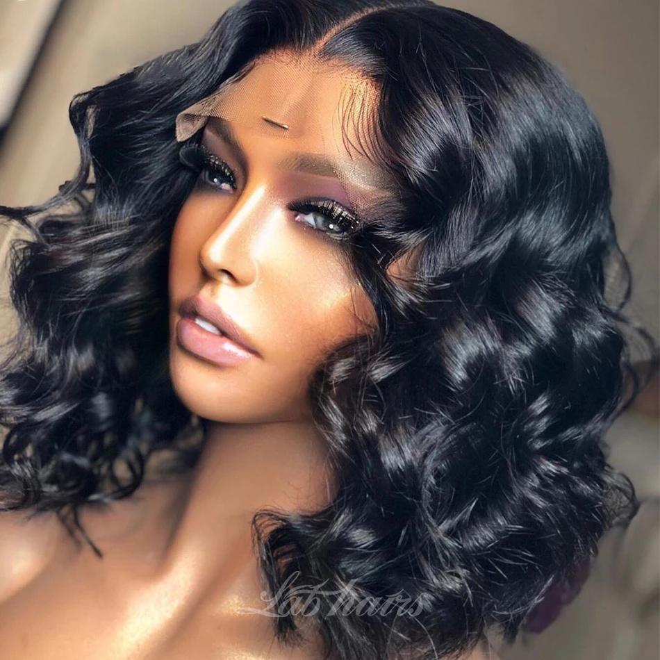 Undetectable Top Swiss HD Lace 13X4 Body Wave Lace Front Bob Wig | Deep Body Wave